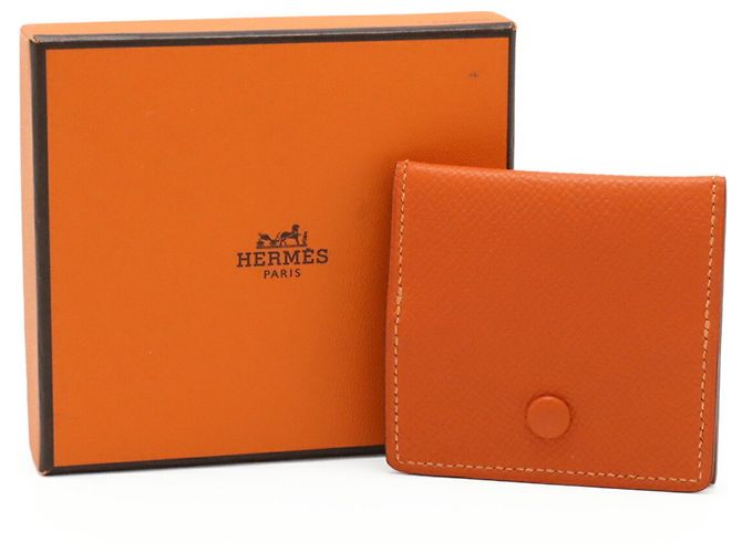 Hermès Hermes MC2 Portemonnaie Watt Wallet/Coin Purse Naranja - vista 7