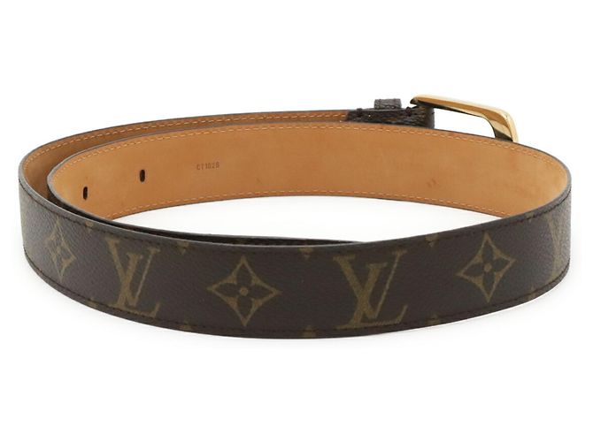 Gürtel Louis Vuitton Monogram Ceinture Ellipse Braun - Ansicht 3
