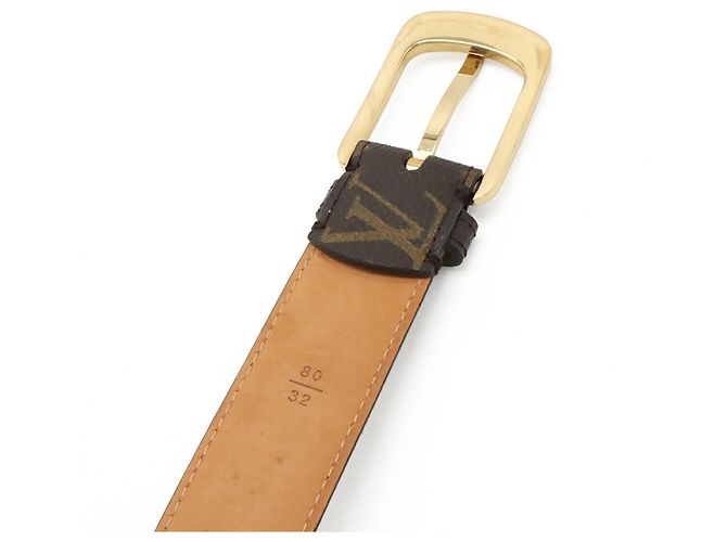 Gürtel Louis Vuitton Monogram Ceinture Ellipse Braun - Ansicht 5