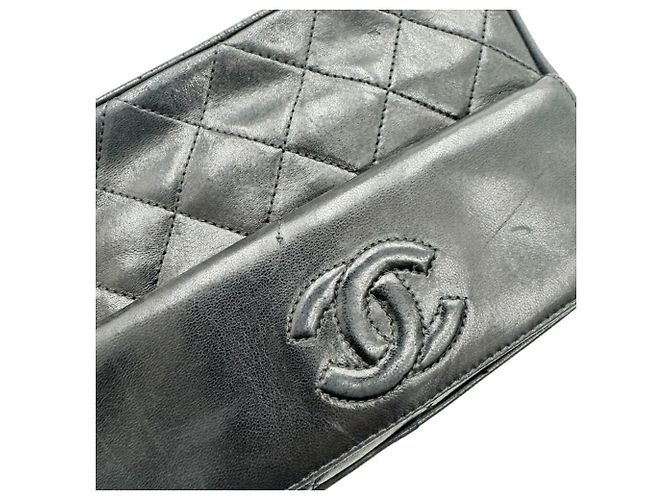 Camera Borsa a tracolla Chanel in agnello Nero - vista 10