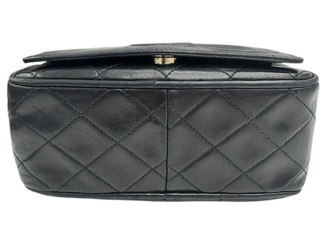 Camera Borsa a tracolla Chanel in agnello Nero - vista 5