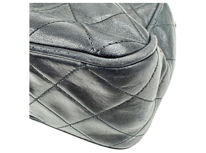 Camera Borsa a tracolla Chanel in agnello Nero - vista 8
