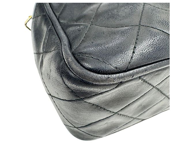 Camera Borsa a tracolla Chanel in agnello Nero - vista 9