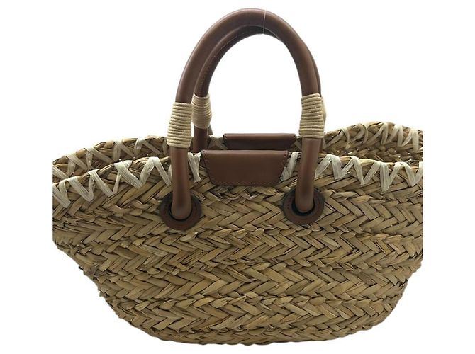 Borsa Anya Hindmarch Small Basket Rope Eyes in rafia - vista 2