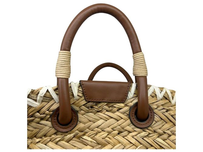 Borsa Anya Hindmarch Small Basket Rope Eyes in rafia - vista 6