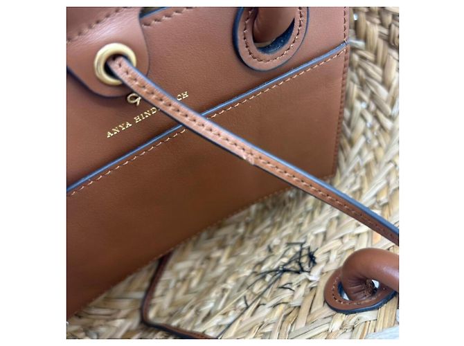 Borsa Anya Hindmarch Small Basket Rope Eyes in rafia - vista 8