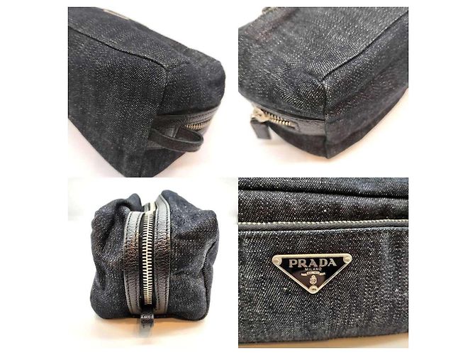 Prada Multi Pouch in Navy Denim Navy blue - view 4
