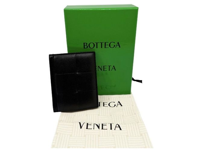Tarjetero Cassette Flap Bottega Veneta Negro - vista 6