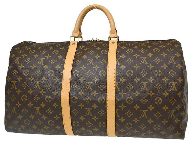 Louis Vuitton Keepall Monogram Canvas 55 Brown - view 2
