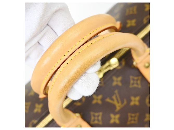 Louis Vuitton Keepall Monogram Canvas 55 Brown - view 6
