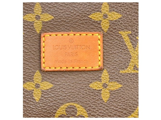 Borsa Louis Vuitton Saumur in Tela Monogram 35 Marrone - vista 4