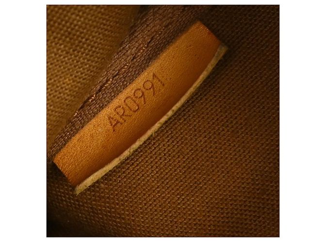 Borsa Louis Vuitton Saumur in Tela Monogram 35 Marrone - vista 5