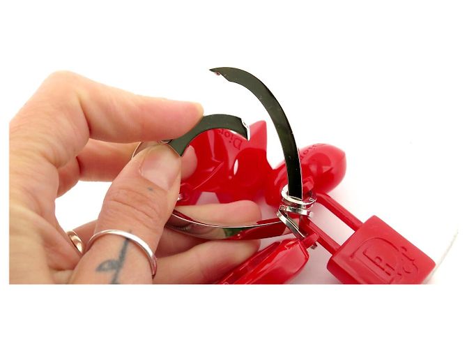 CHRISTIAN DIOR SADDLE STAR LOCK CHARM SCHLÜSSELHÄNGER - Ansicht 3