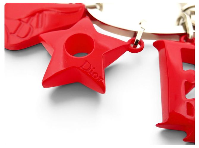 CHRISTIAN DIOR SADDLE STAR LOCK CHARM SCHLÜSSELHÄNGER - Ansicht 4