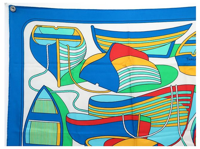 Hermès HERMES THALASSA PIERRE PERON CARRÉ 90 SILK SCARF MULTICOLOR Multiple colors - view 2