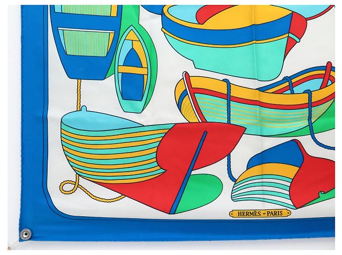 Hermès HERMES THALASSA PIERRE PERON CARRÉ 90 SILK SCARF MULTICOLOR Multiple colors - view 5