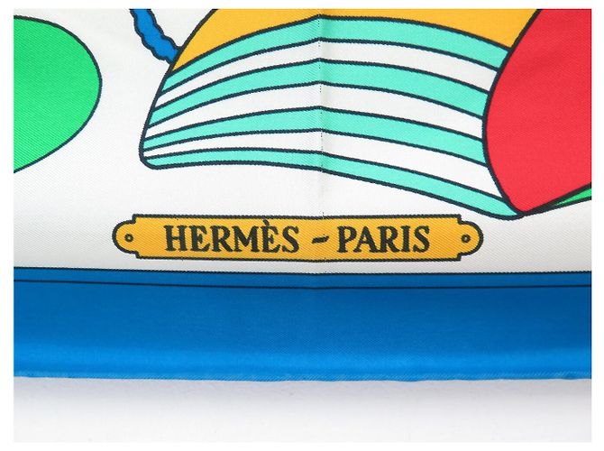 Hermès HERMES THALASSA PIERRE PERON CARRÉ 90 SILK SCARF MULTICOLOR Multiple colors - view 6