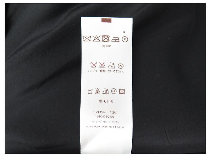 NUEVO VESTIDO ASIMÉTRICO LOUIS VUITTON 38 M BLACK Negro - vista 8
