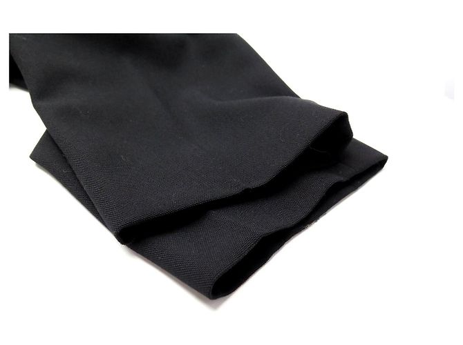 Céline NUOVO COMBINAZIONE PANTALONE CELINE CAMICIA 40 M NERO BIANCO LANA - vista 11