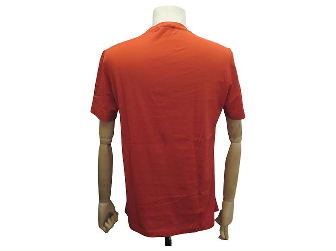 Hermès NEUF TSHIRT HERMES HOMME TAILLE L M 48 EN COTON ORANGE HAUT COTTON MEN TOP - vue 3