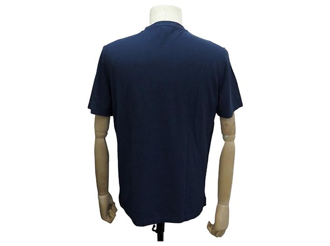 Hermès NUEVA CAMISETA HERMES HOMBRE TALLA L M 48 ALGODÓN AZUL - vista 3