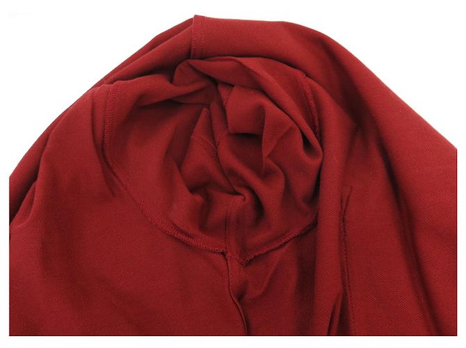 Hermès NUEVA CAMISETA HERMES BORDADO H H072025HA M 48 ALGODÓN ROJO TOP HOMBRE - vista 8