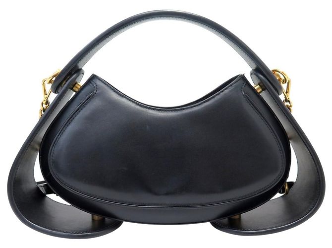 BORSA BALMAIN JOLIE MADAME MEDIUM NERA PELLE NERA TRACCOLLA HAND BAG Nero - vista 2