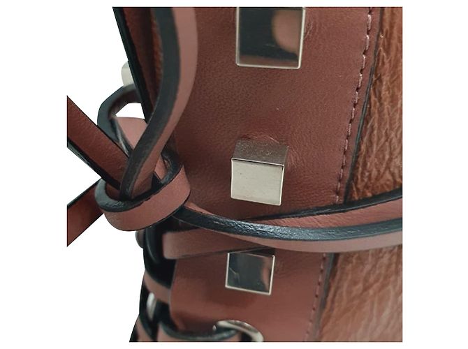 Stivaletti stringati Veruka di Stuart Weitzman in pelle Rose Pink Marrone Rosa - vista 13