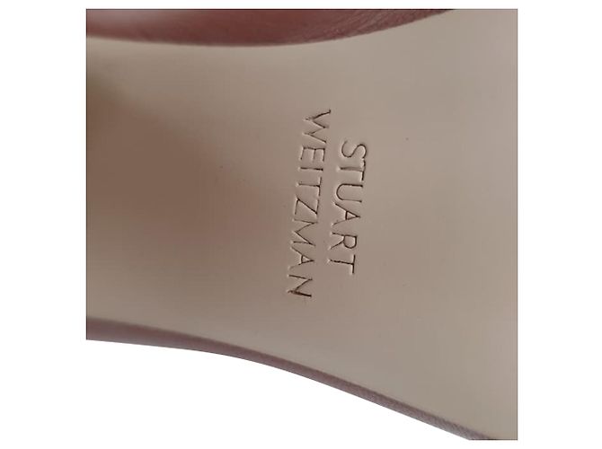 Stivaletti stringati Veruka di Stuart Weitzman in pelle Rose Pink Marrone Rosa - vista 16