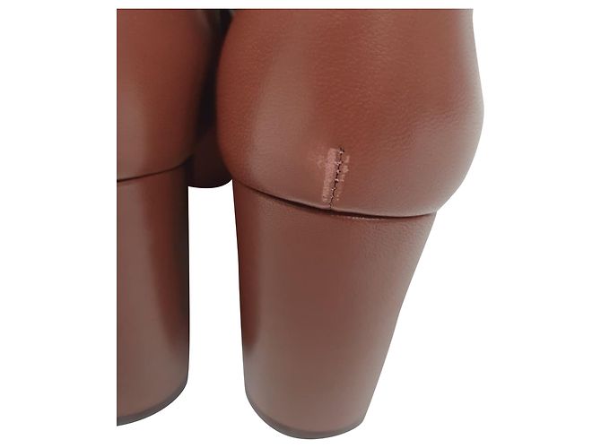 Stivaletti stringati Veruka di Stuart Weitzman in pelle Rose Pink Marrone Rosa - vista 9