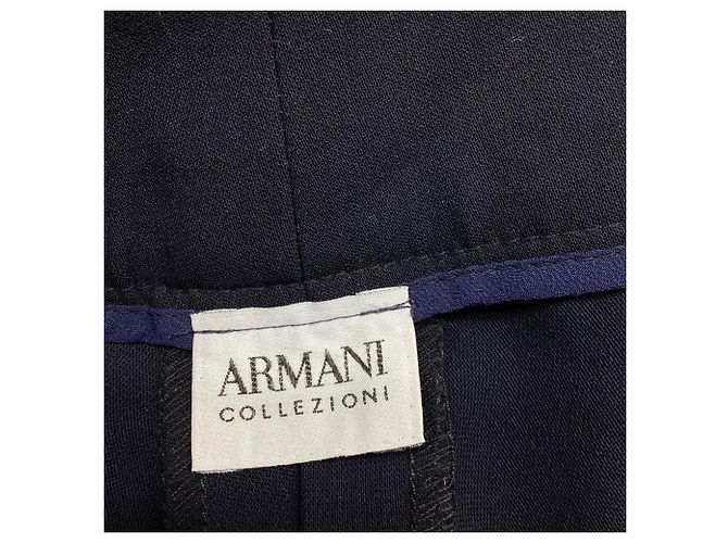 Giorgio Armani Armani Collezioni Hose aus schwarzem Polyamid - Ansicht 4