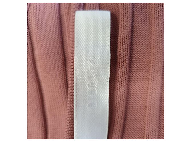 Autre Marque Top de alcinha Dion Lee Central Chain em viscose Old Rose Marrom Rosa - vista 5