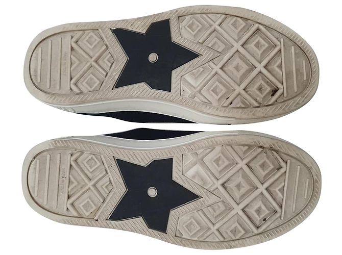 Dior Walk 'n' Dior Sneaker aus Navy Blue Baumwolle Blau Marineblau - Ansicht 11