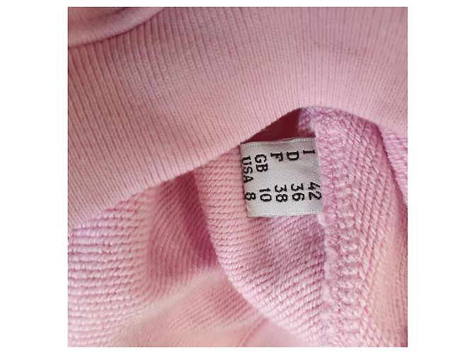 Sudadera Moschino Couture en algodón rosa Castaño - vista 13