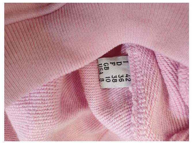 Sudadera Moschino Couture en algodón rosa Castaño - vista 14