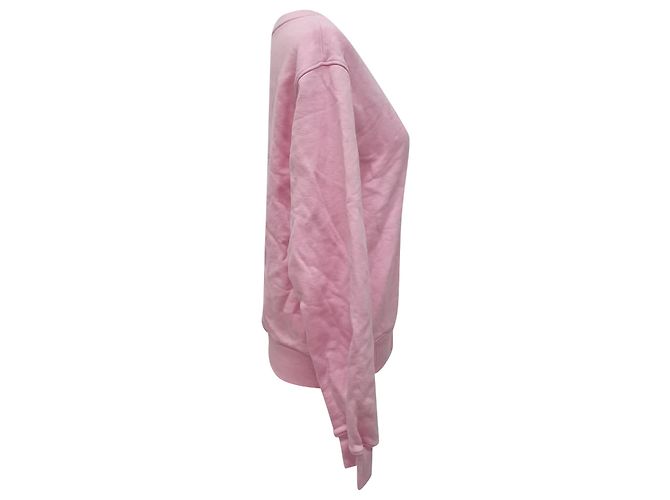 Sudadera Moschino Couture en algodón rosa Castaño - vista 3