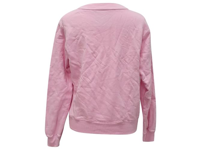 Sudadera Moschino Couture en algodón rosa Castaño - vista 5