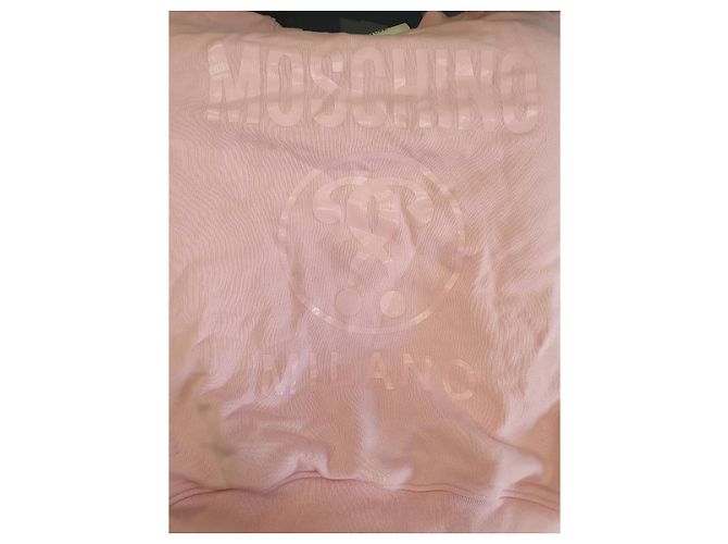 Sudadera Moschino Couture en algodón rosa Castaño - vista 8