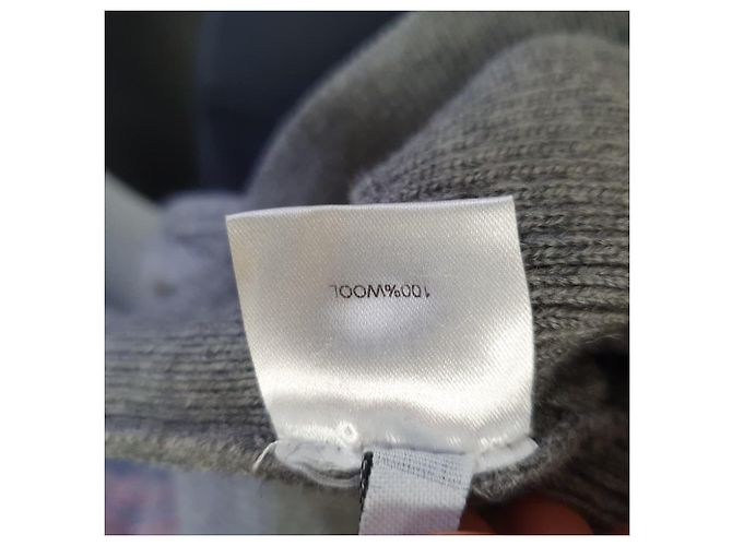 Alexandre Vauthier Kurzpullover aus geripptem Strick in Grau Wolle - Ansicht 15