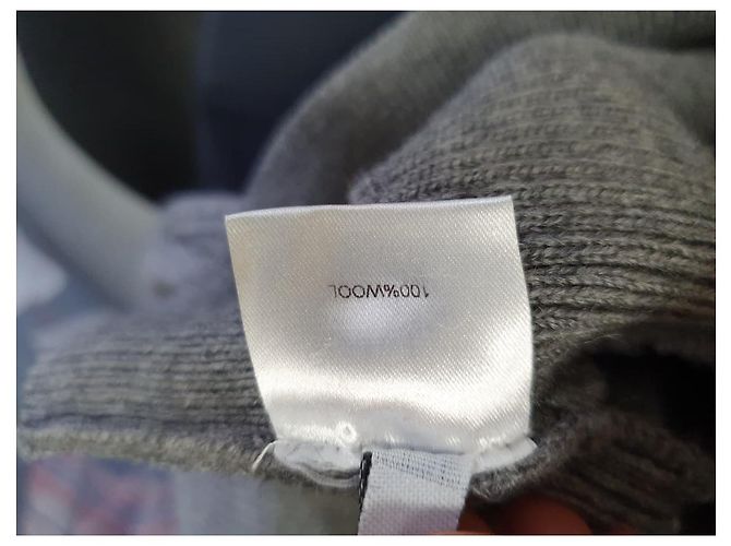 Alexandre Vauthier Kurzpullover aus geripptem Strick in Grau Wolle - Ansicht 16