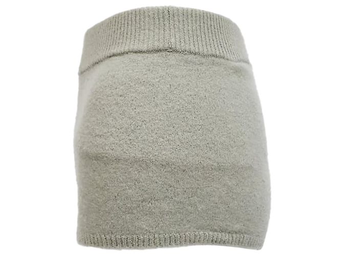 Mini shorts de malha Sandro em lã cinza - vista 2
