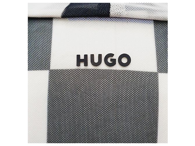 Hugo Boss HUGO Dalorra Crop Top aus Mesh mit Karomuster in Multicolor Polyester Mehrfarben - Ansicht 4
