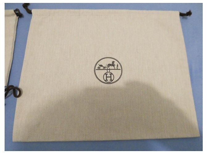Set di 3 pochette portaoggetti Hermès Kelly 25 Beige - vista 5