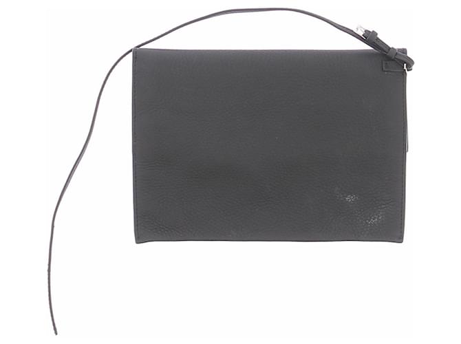 The row Pochette nera in pelle Nero - vista 2
