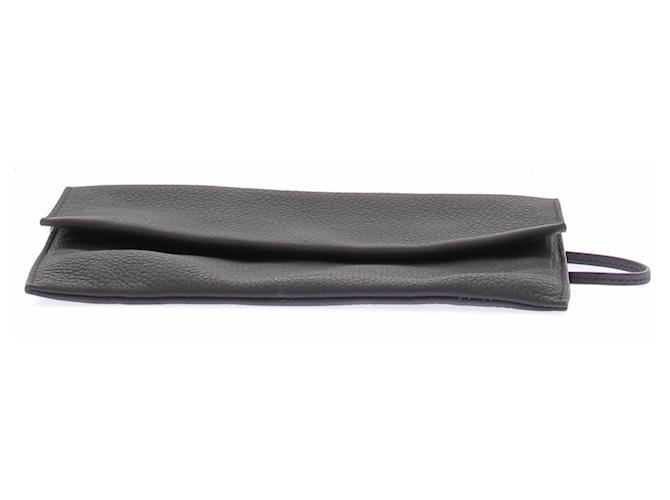 The row Pochette nera in pelle Nero - vista 3