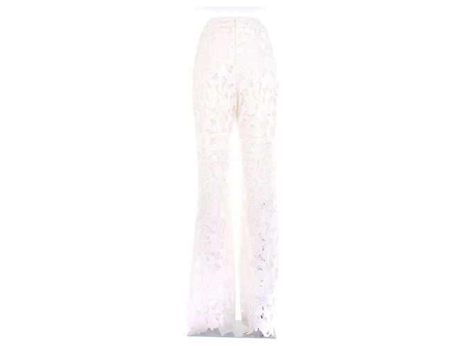 Autre Marque Pantalón blanco de encaje - vista 2