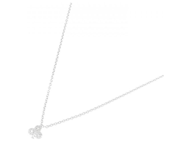 Autre Marque Collana in oro bianco 585 e diamanti Argento - vista 2
