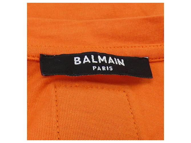 T-shirt Balmain Arancione - vista 4
