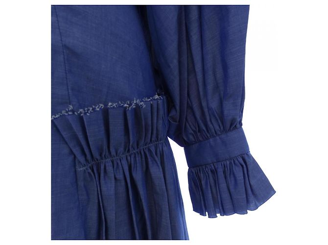 Chanel Kleid P45485V33622 Blau Marineblau - Ansicht 6