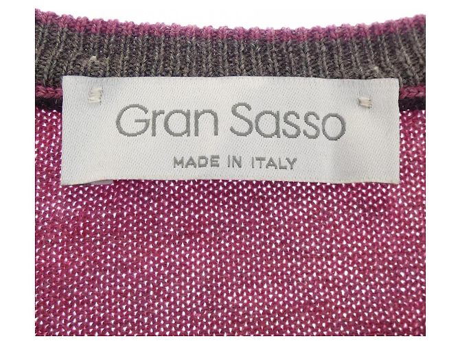Autre Marque Chaleco de lana Gran Sasso Roja - vista 4